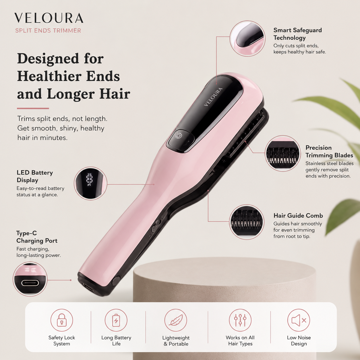 Veloura Split Ends Trimmer